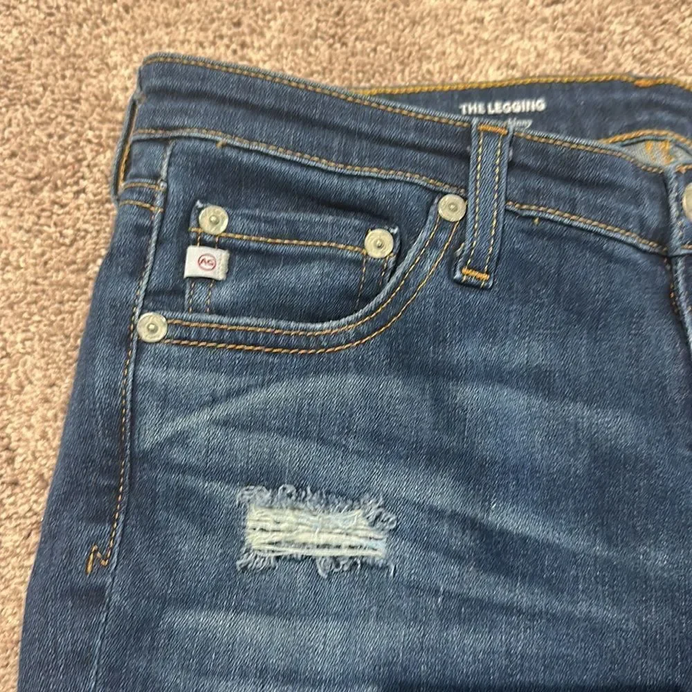 AG legging super skinny denim -very stretchy size 28R